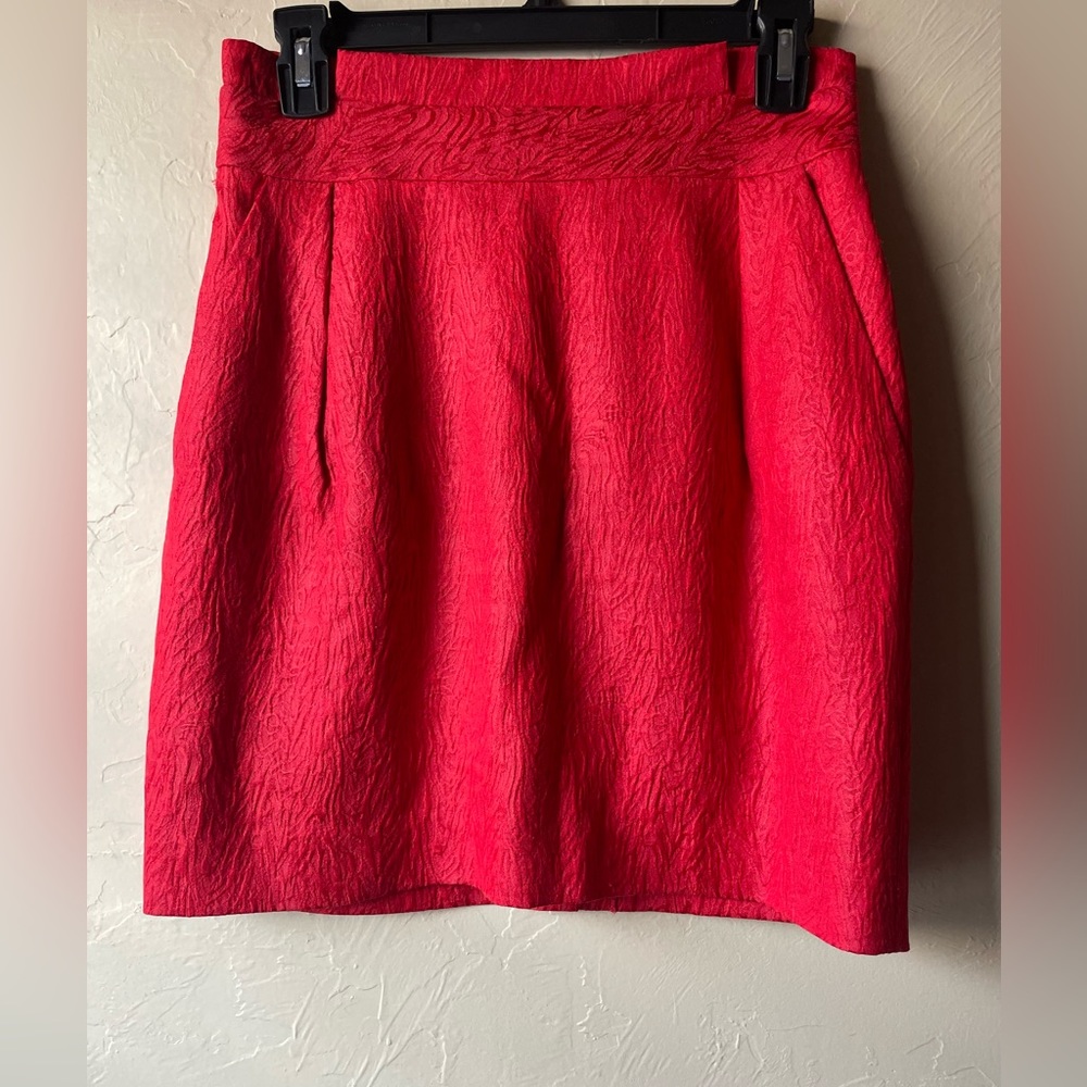 Antonio Melani Red Pencil Skirt | Size 2